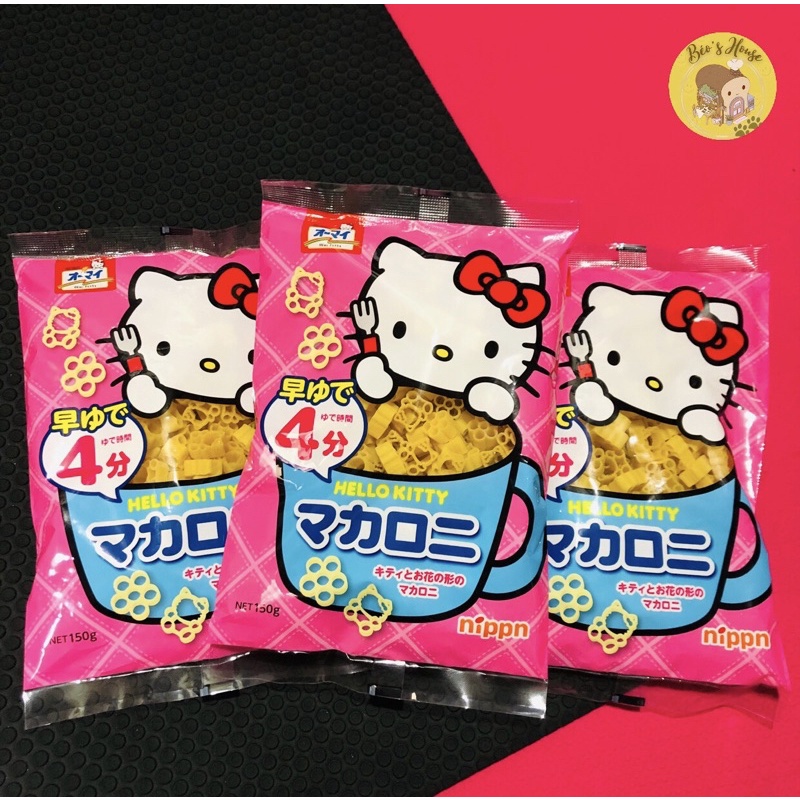 Mỳ nui Hello Kitty Nhật Bản cho bé ăn dặm - An Phước