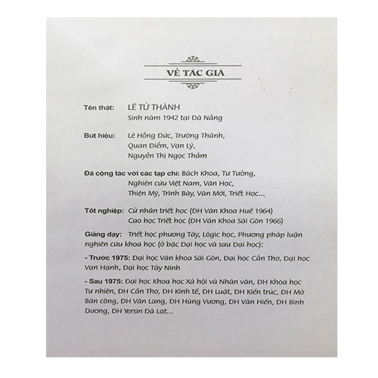 Sách - Tản Mạn Về Triết Học