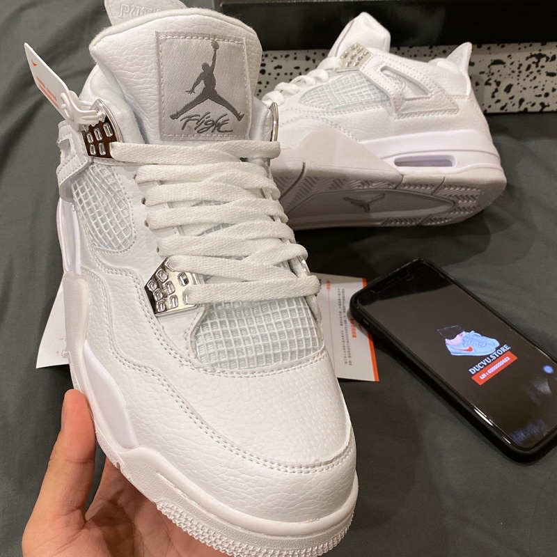 GIÀY JD4 RETRO PURE MONEY SC [ FULL BOX + FREE SHIP ]