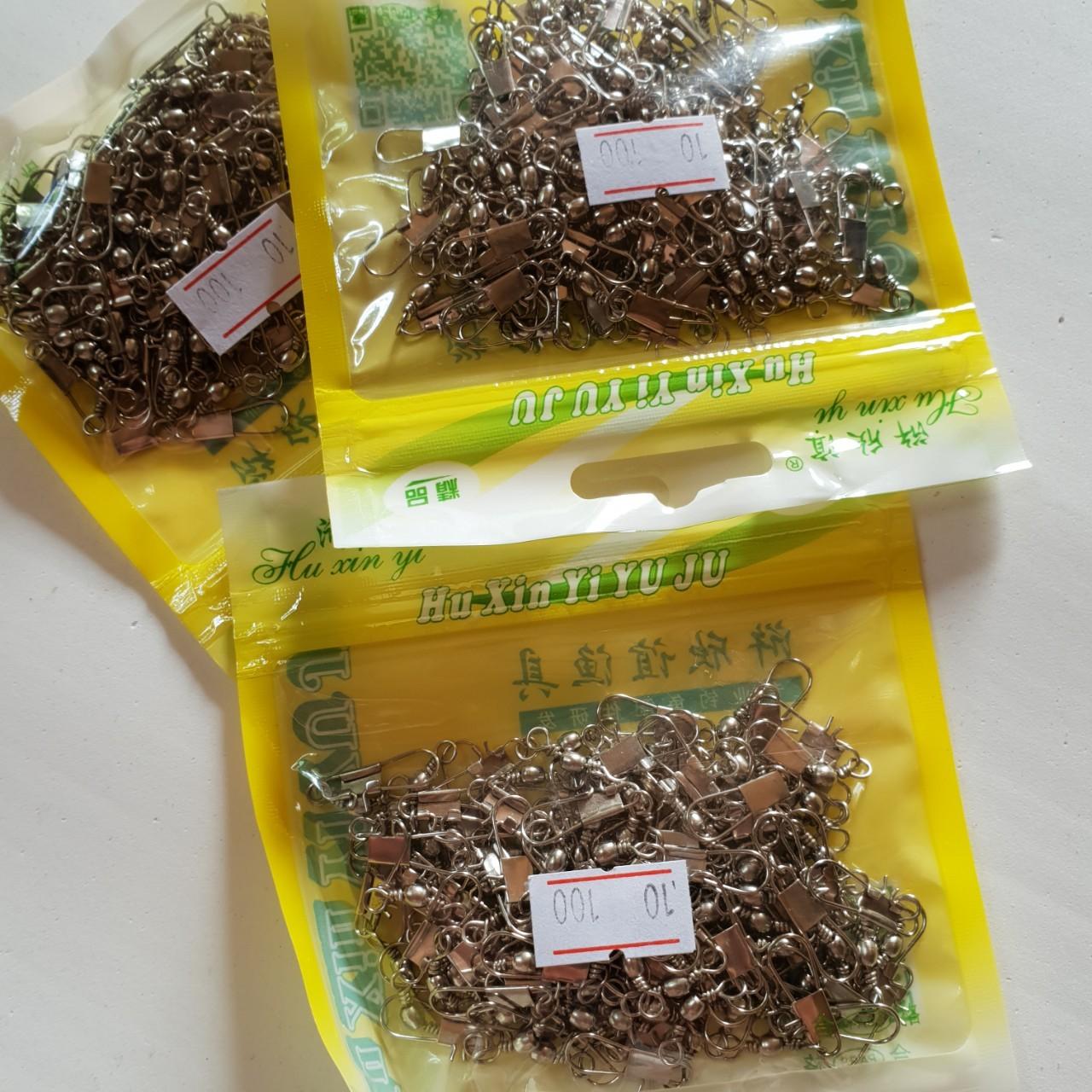 Combo 10 chiếc Khóa Linh Chống Xoắn, khóa link câu cá ( Ngu Long )