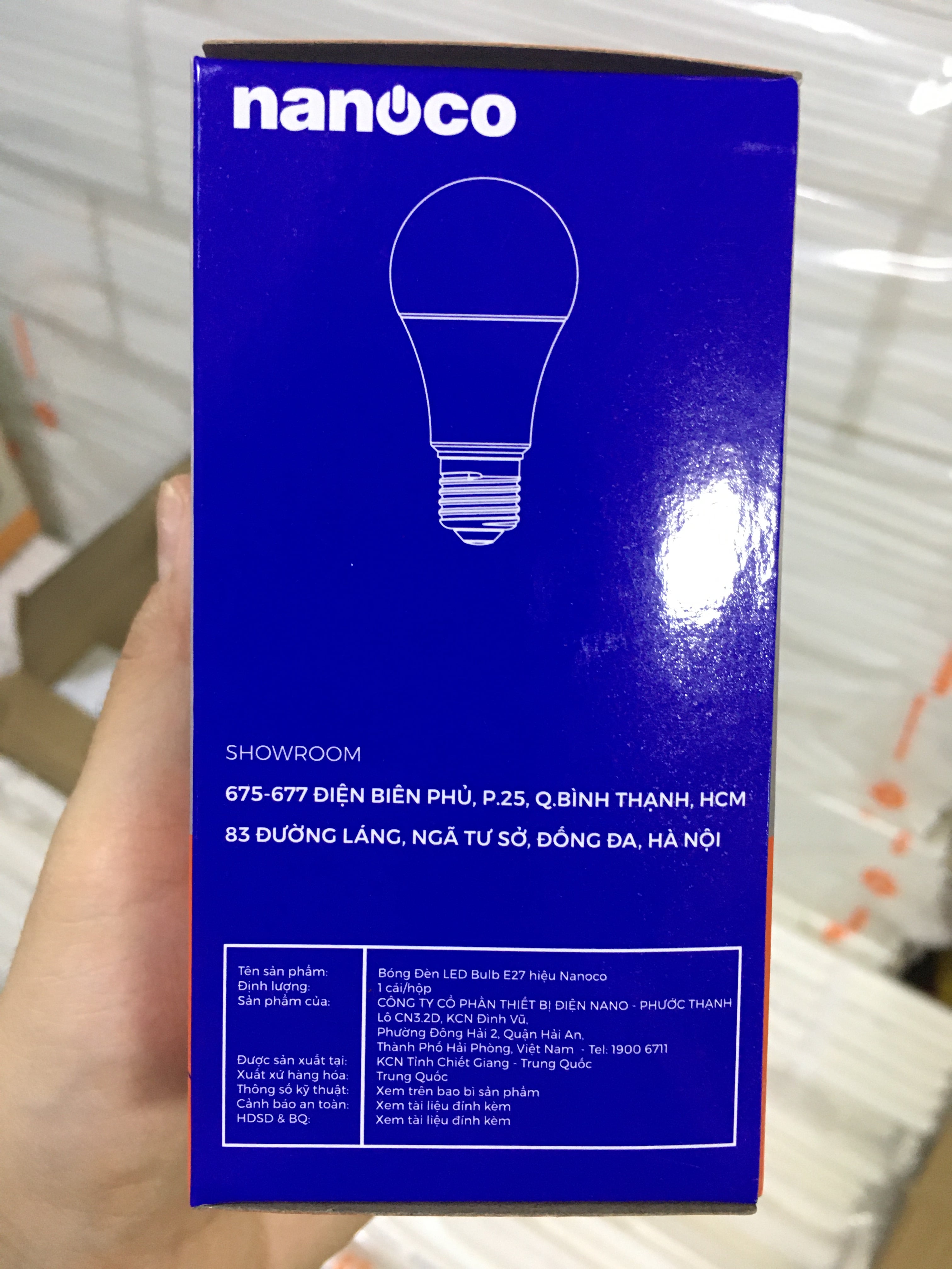 Bóng đèn Led Bulb Nanoco công suất nhỏ E27 ( 3W 5W 7W 9W 11W)