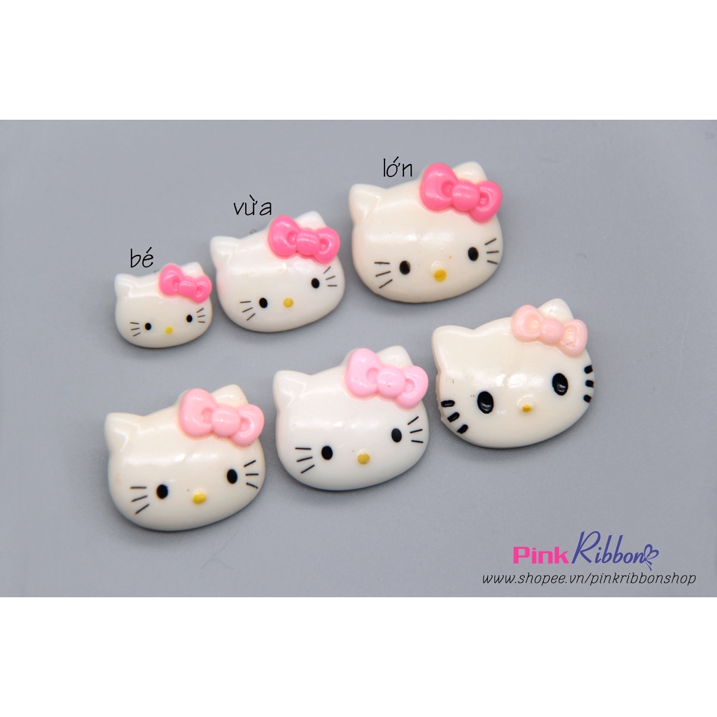 [SET 5C] Charm hình nhựa mèo Hello Kitty các cỡ