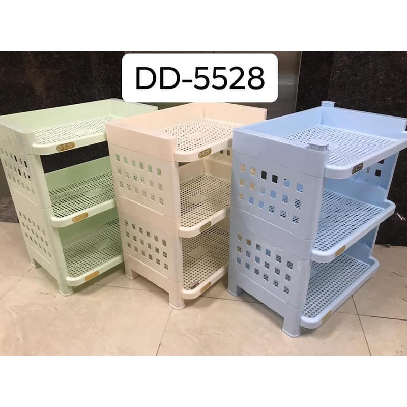 Kệ đựng chén bát - trạn bát đĩa 3 tầng nhựa Việt Nhật cao cấp
