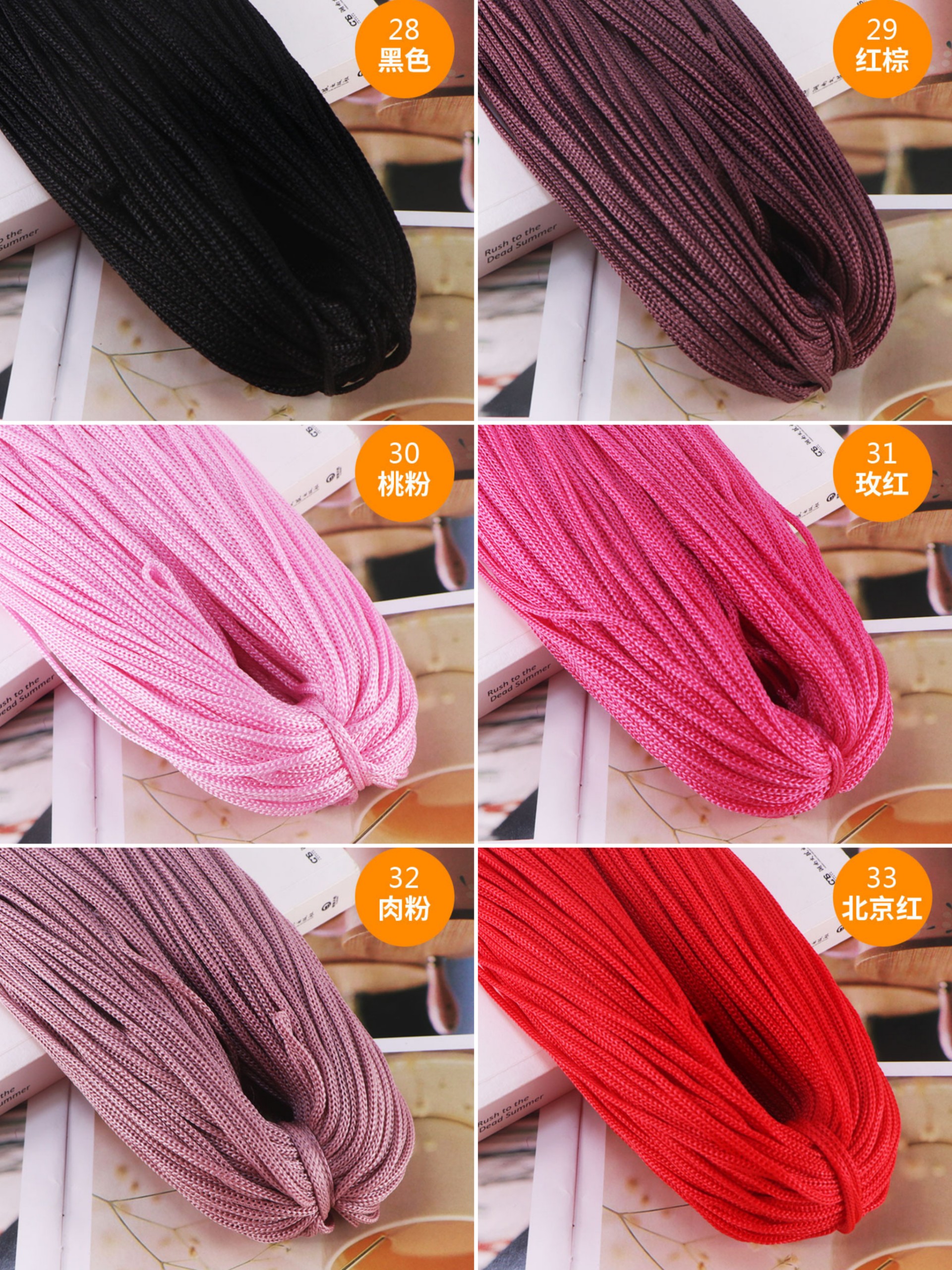 Sợi dù đan móc mũ, túi handmade