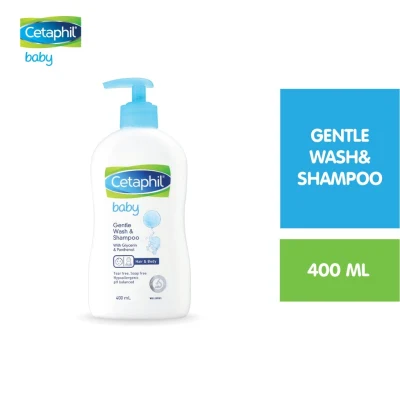 Mẹ Béﺴ [Mã FMCGMALL giảm 8 đơn từ 250K] Sữa tắm gội dịu nhẹ cho bé Cetaphil Baby Gentle Wash Shampoo 400ml