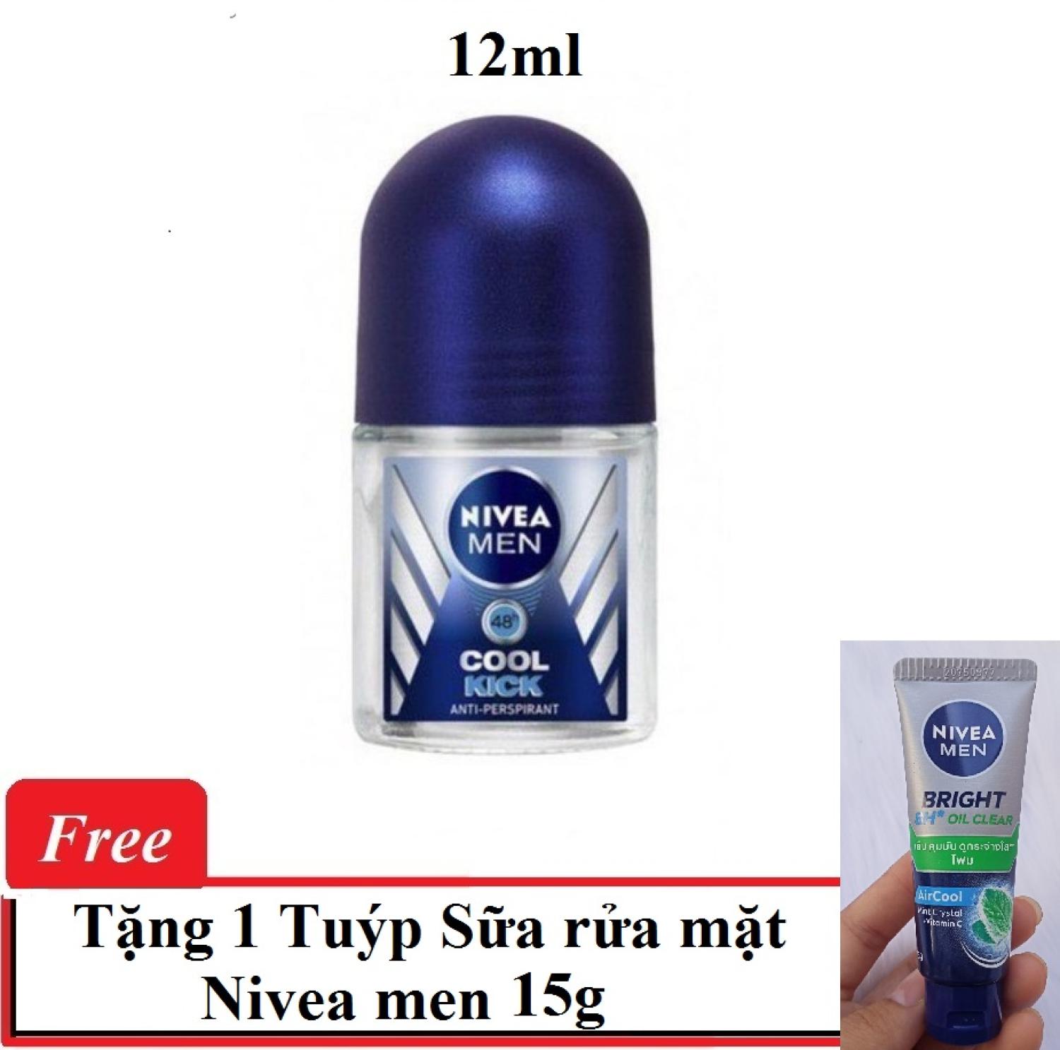 Lăn khữ mùi cho nam Nivea Men 12ml
