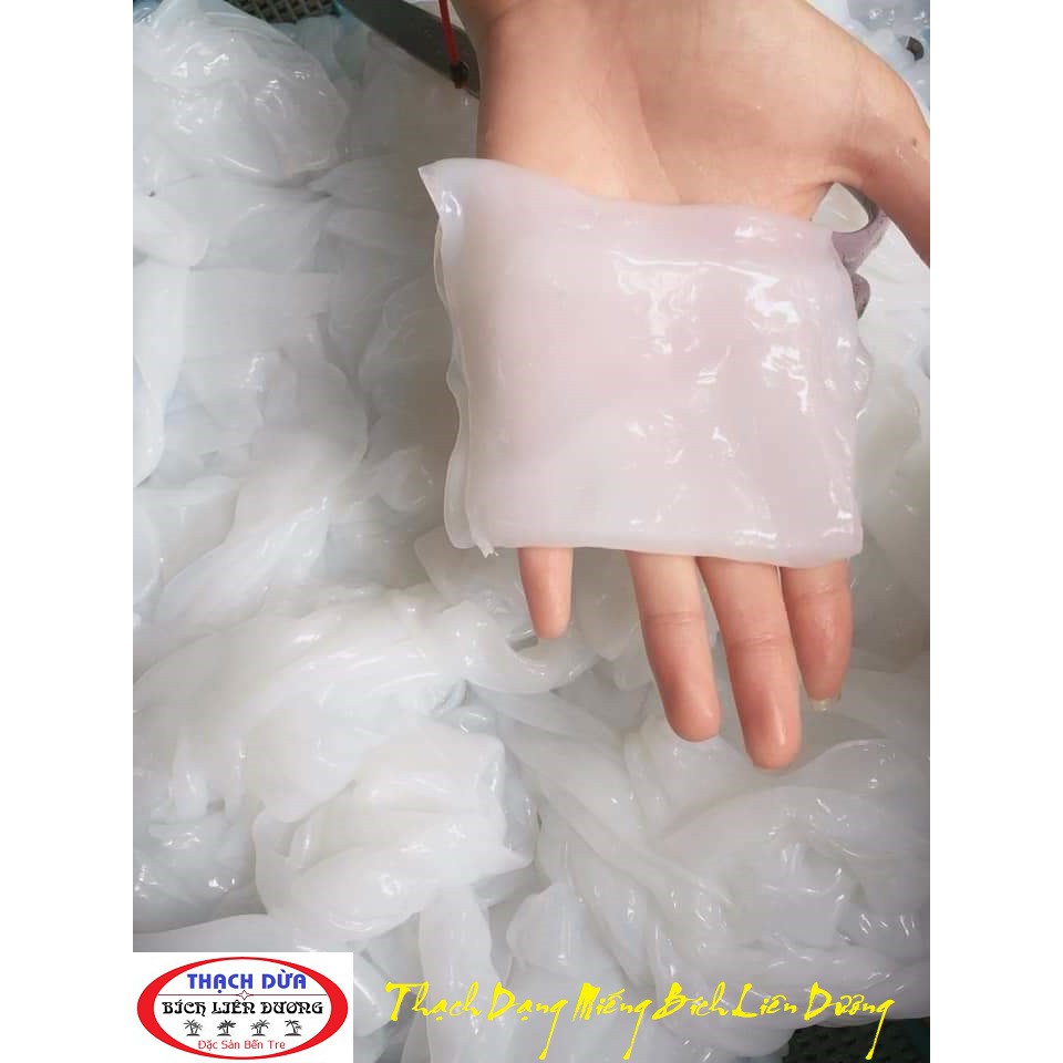 Thạch dừa miếng /tấm nấu chè dừa dầm