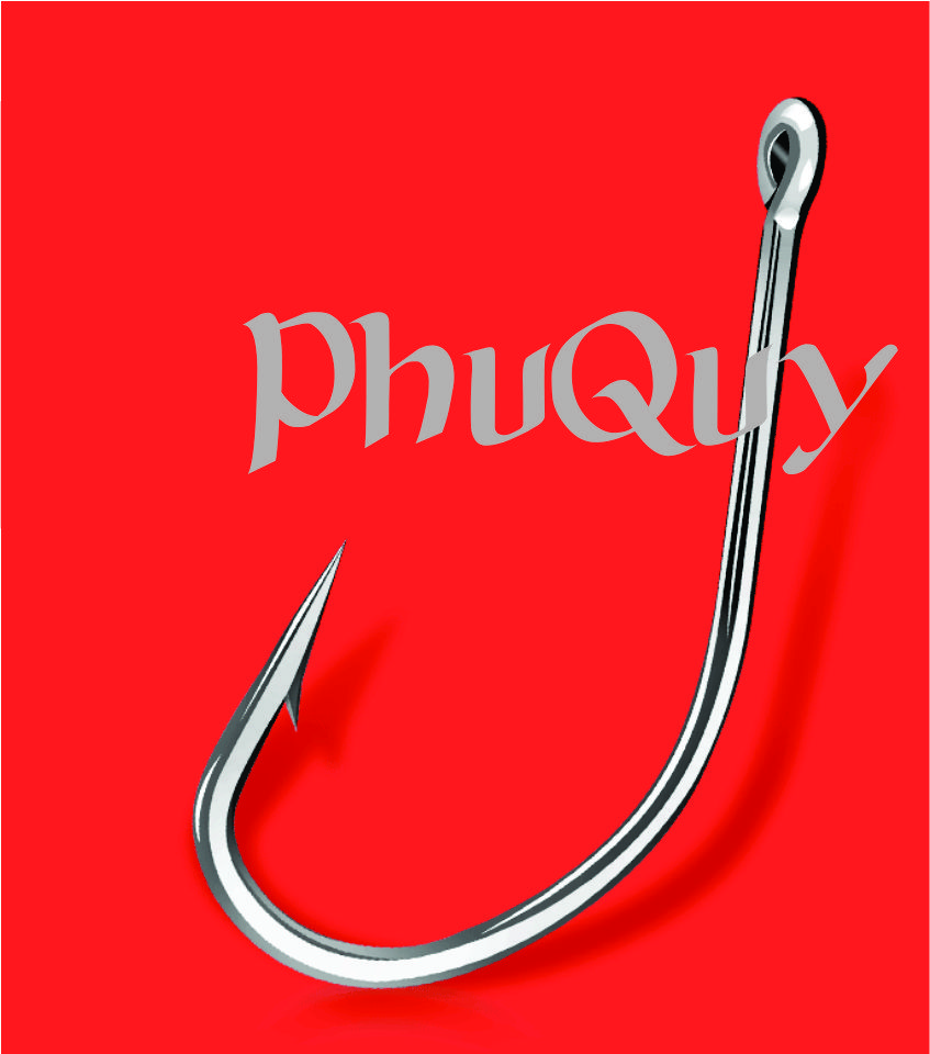Hộp 200 Lưỡi Câu Cá Thép Mạ Inox