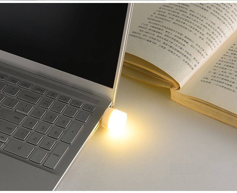{HOT freeShip} Đèn Led Mini Bảo Vệ Mắt Đọc Sách, Đèn Led Ngủ Cổng USB