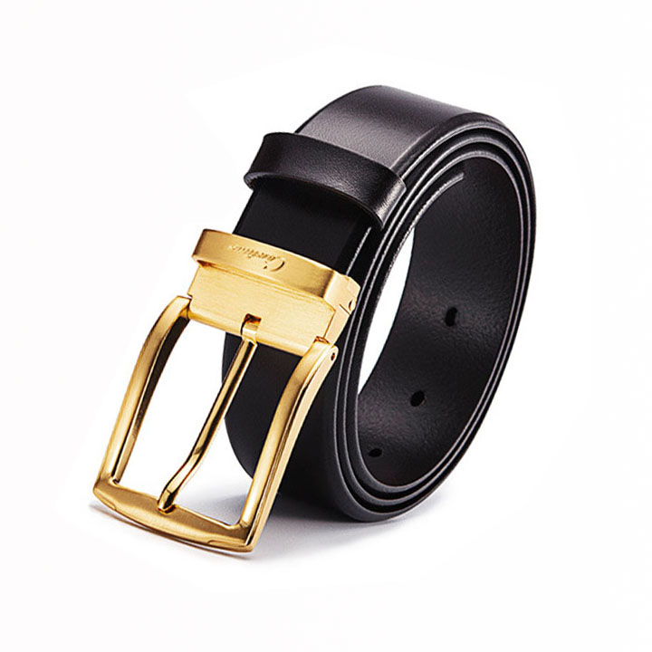 thắt lưng da dây nịt nam thắt lưng da doanh nhân thời trang nhập khẩu  ciartuar italy( mạ vàng 24k)