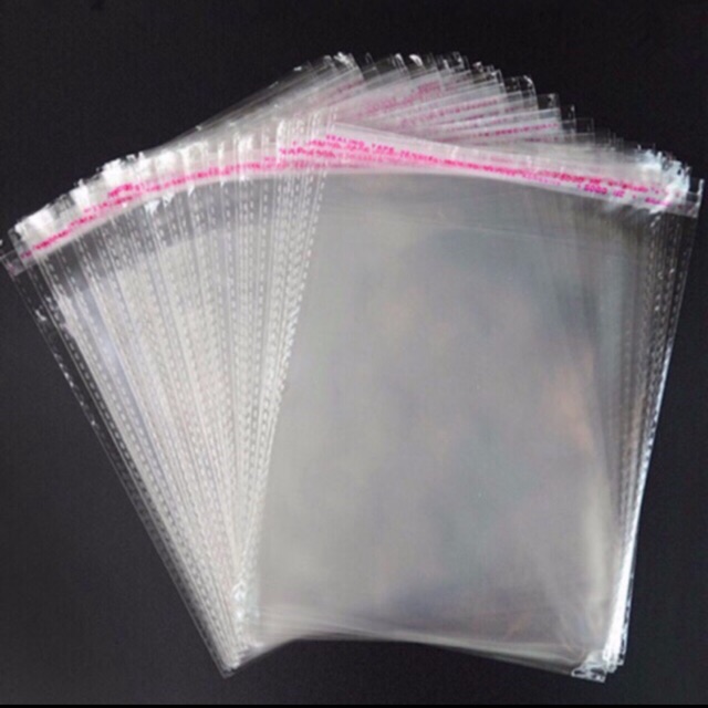 500g túi bóng kính dán miệng túi opp