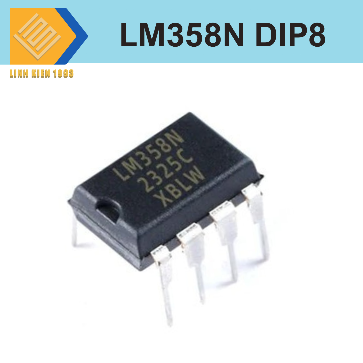 IC Khuếch Đại Thuật Toán LM358N DIP8