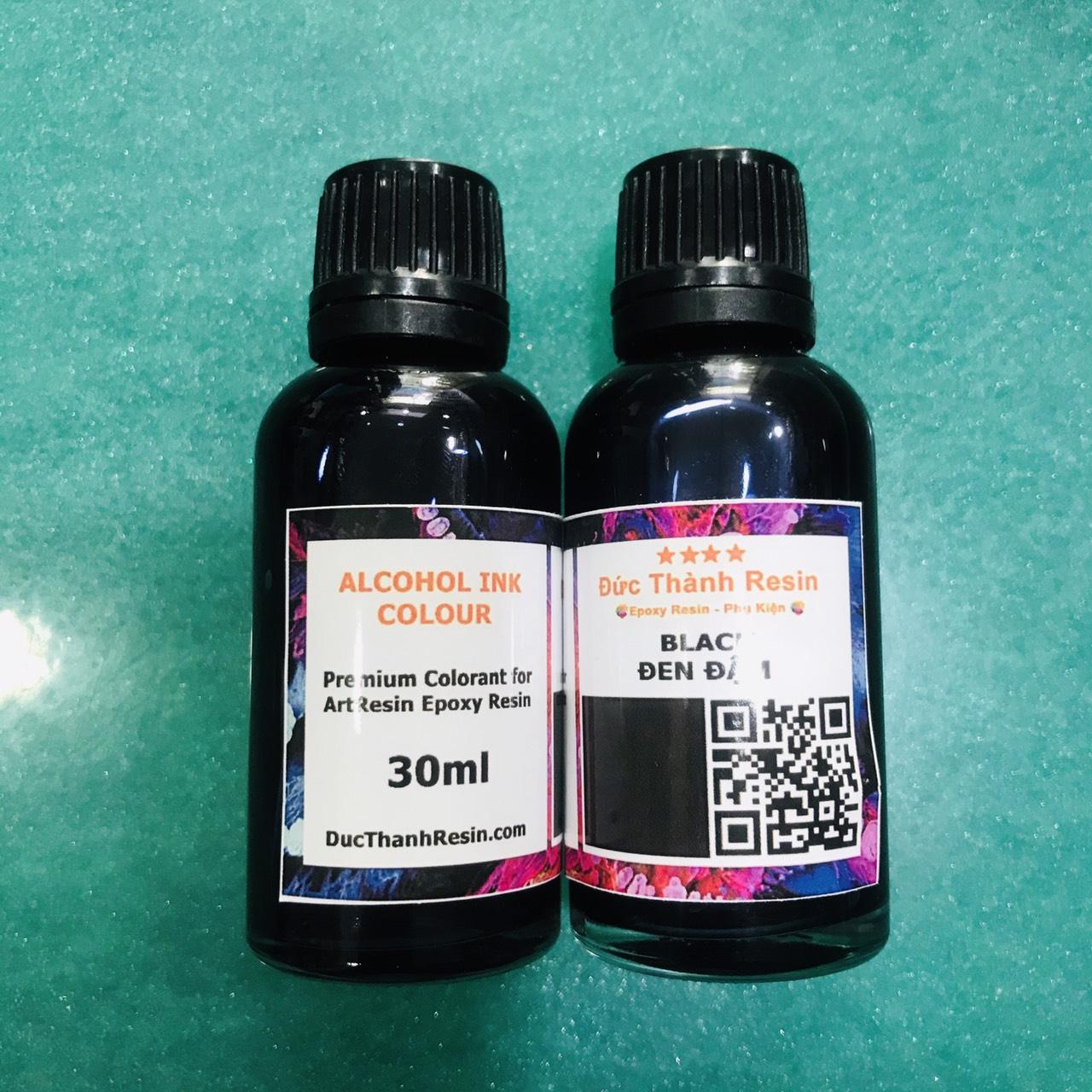 Màu Alcohol Ink pha Epoxy Resin tạo hiệu hứng loang và kéo sợi 30ml