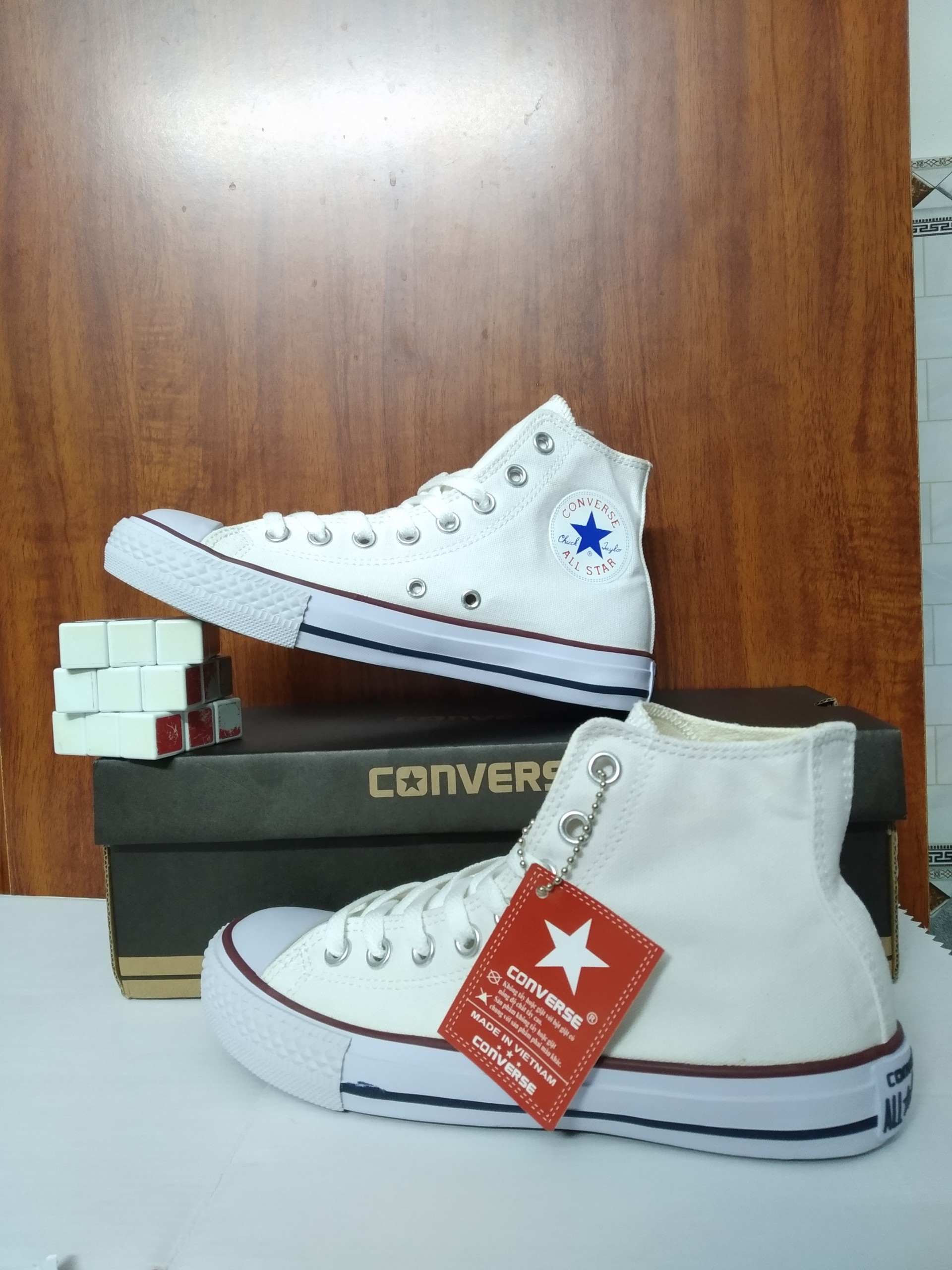 Giày CONVERSE 1970s TRẮNG cao cổ (Full box, tag)