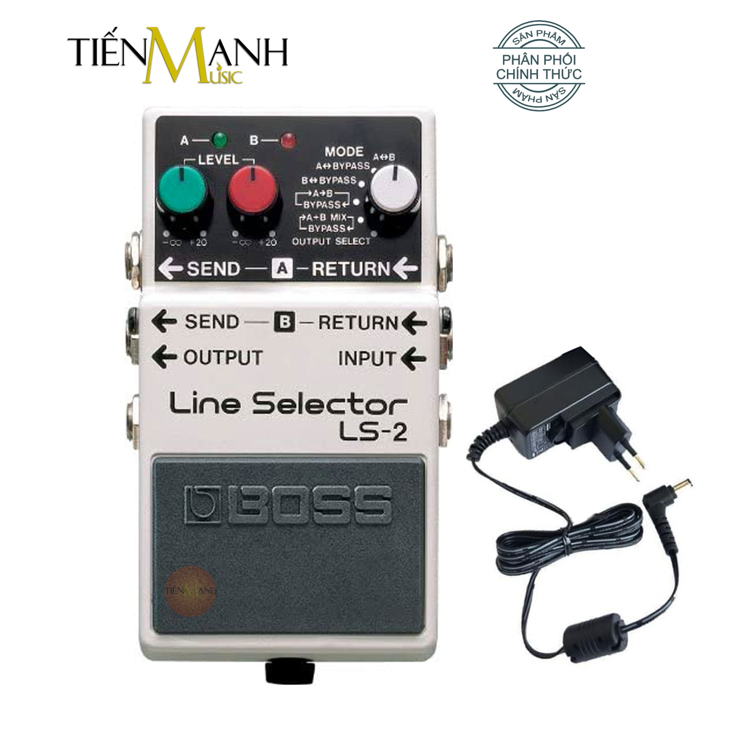 [Chính Hãng] Phơ Guitar Boss LS-2 Line Selector - Bàn Đạp Fuzz Pedals Effects LS2