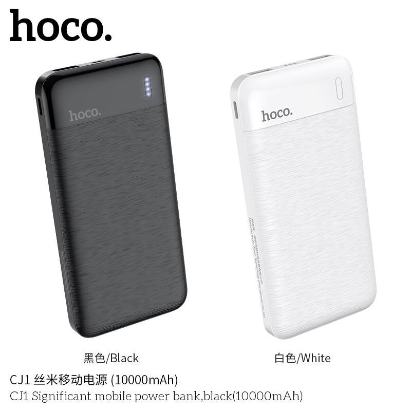 [10000 mah] SẠC DỰ PHÒNG IPHONE ANDROID HOCO CJ1 10000 MAH SIÊU MỎNG HÀNG CỰC ĐẸP