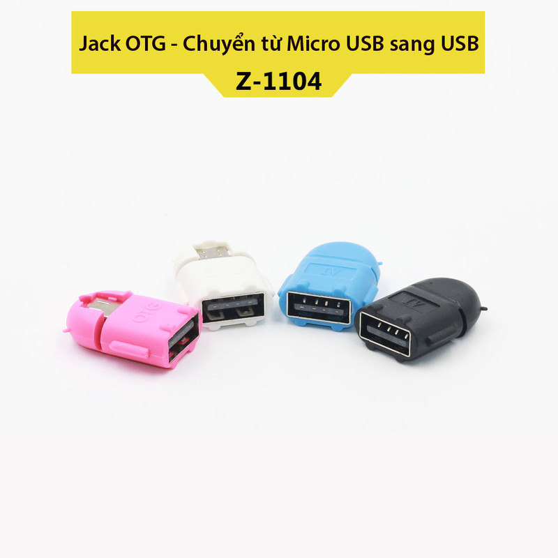 Jack OTG hình Android – Chuyển từ Micro USB sang cổng USB