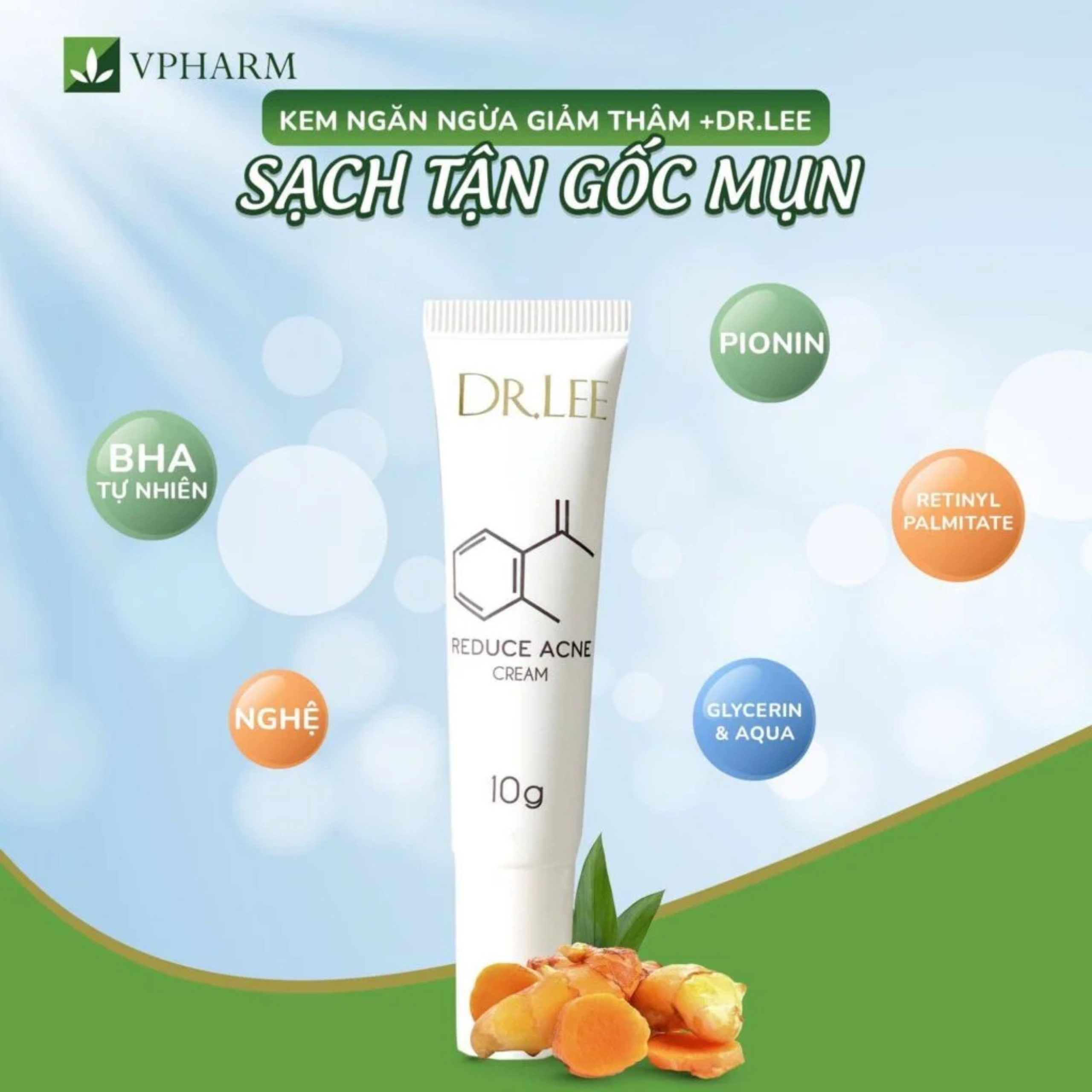 KEM TRỊ MỤN MỜ THÂM +DR.LEE