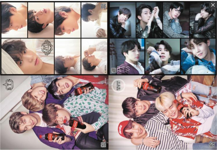 Poster nhóm BTS 8 Tấm