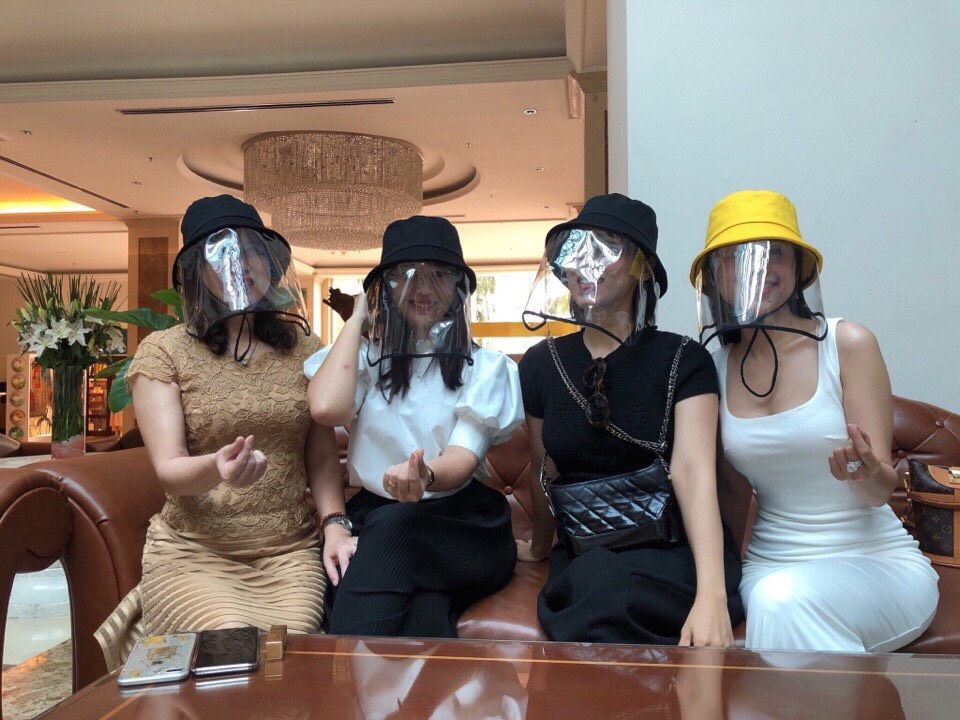 Nón bảo vệ chống nước bọt, bụi bẩn - Dành cho trẻ em