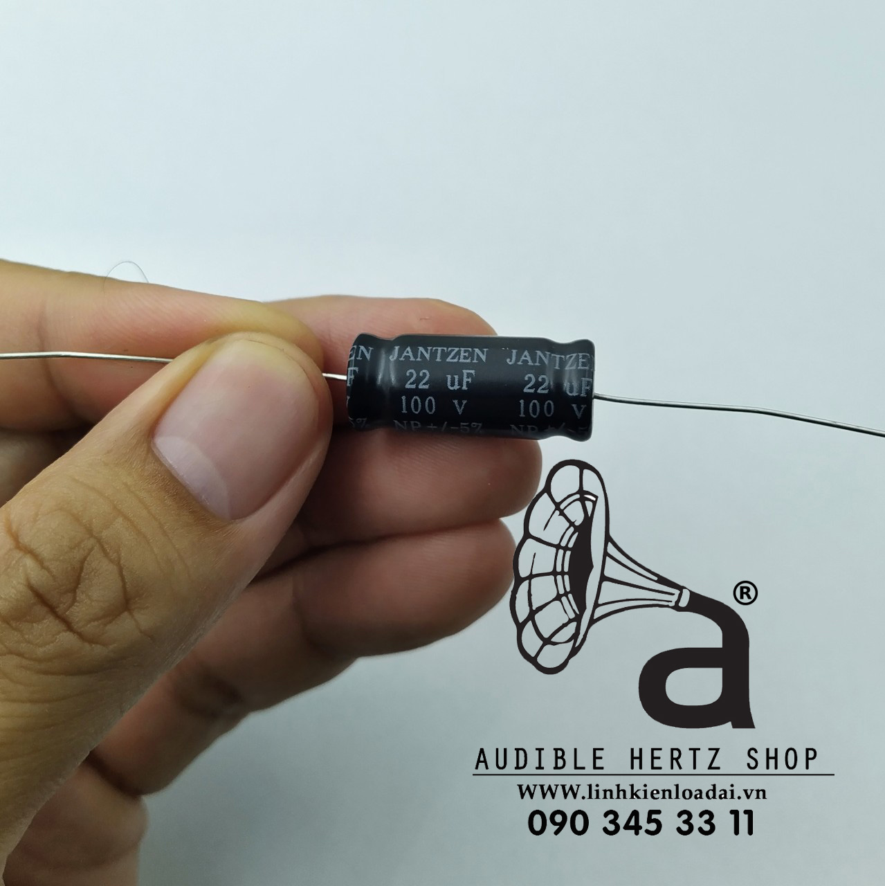 Tụ 22uF 100Vdc Jantzen-Audio Elecap