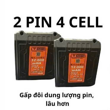 Máy cân bằng laser Bóng Super lep siêu sáng 12 tia xanh chính hãng RUBYQ CAO CẤP có đồng hồ hiện thi phần trăm pin