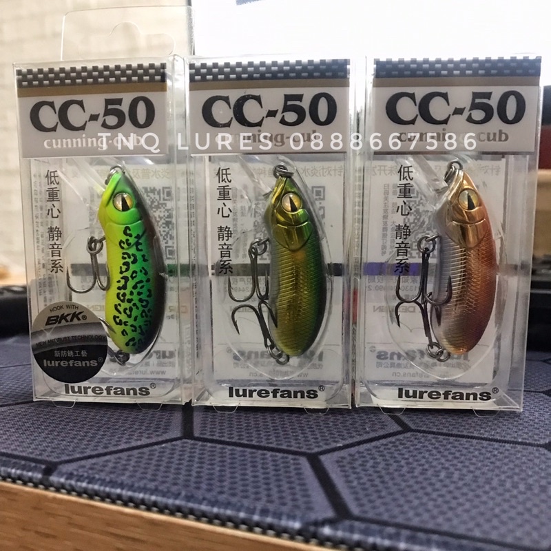 Mồi câu lure CC50 - Câu lửng- Màu bất kì