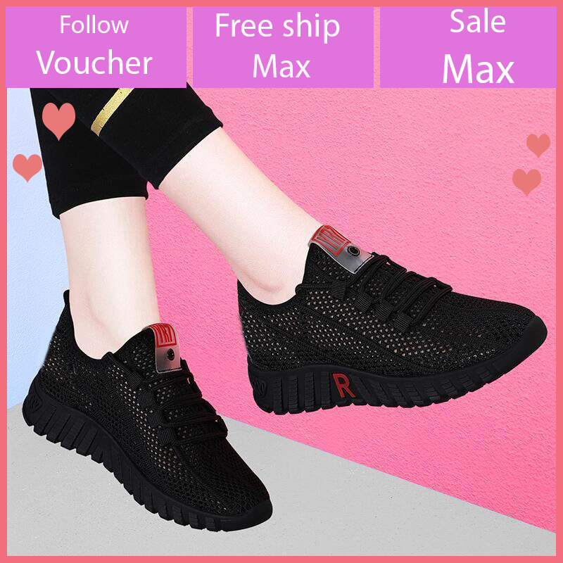 Giày sneaker thể thao nữ buộc dây siêu nhẹ V254