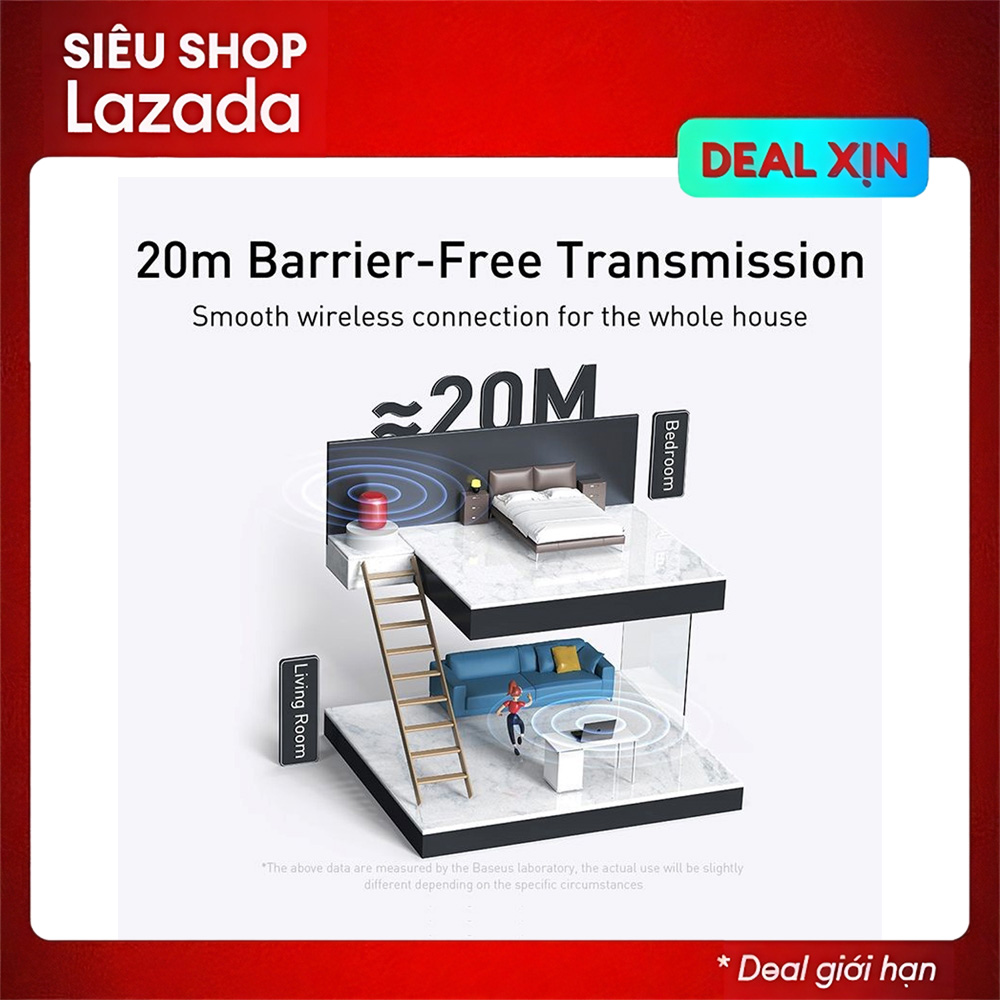 USB Bluetooth 5.0 tốc độ cao Baseus BA04 Bluetooth Receiver