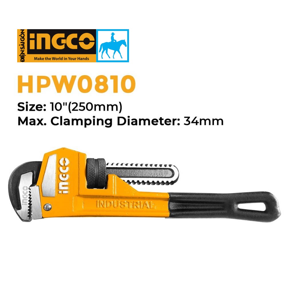 Mỏ lết răng 350mm 14inch Total THT171146 HPW0814 Mở tối đa 50mm
