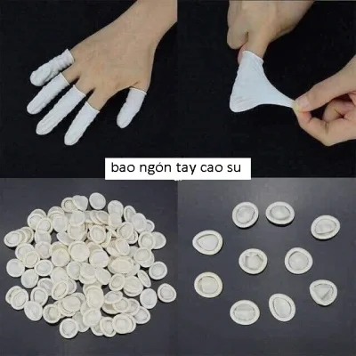 [HCM]Bao ngón tay cao su ( túi 100 ngón )