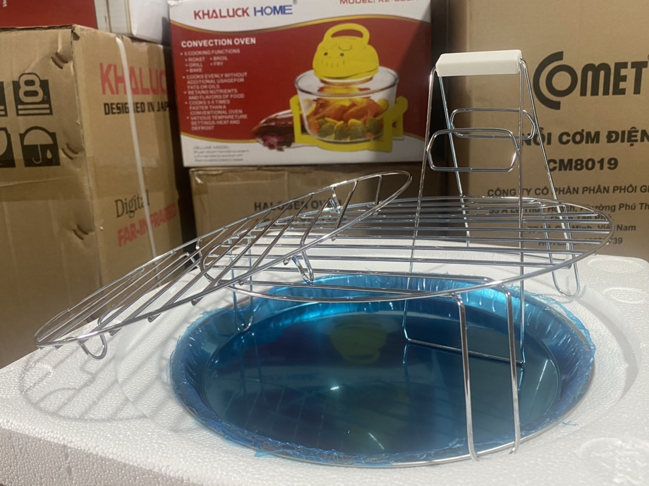 LÒ NƯỚNG THỦY TINH KHALUCK.HOME KL-658 (CHÍNH HÃNG)