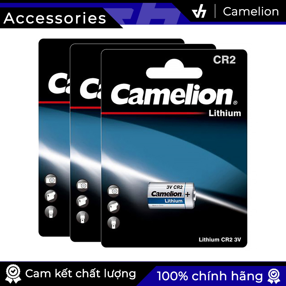 Pin Camelion CR2 lithium 3V - Pin dạng thỏi nhỏ