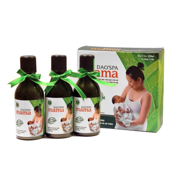 Hàng Công Ty Date 11 2023  Hộp 3 chai dung dịch xông tắm Dao spa Mama