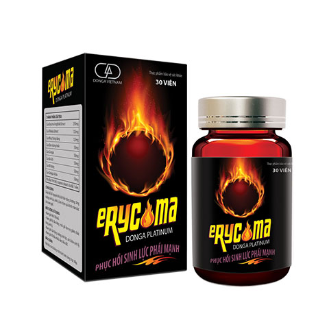 Erycoma DongA Platinum giúp bổ thận tráng dương, tăng cường sinh lực phái mạnh, giảm quá trình mãn dục ở nam giới.