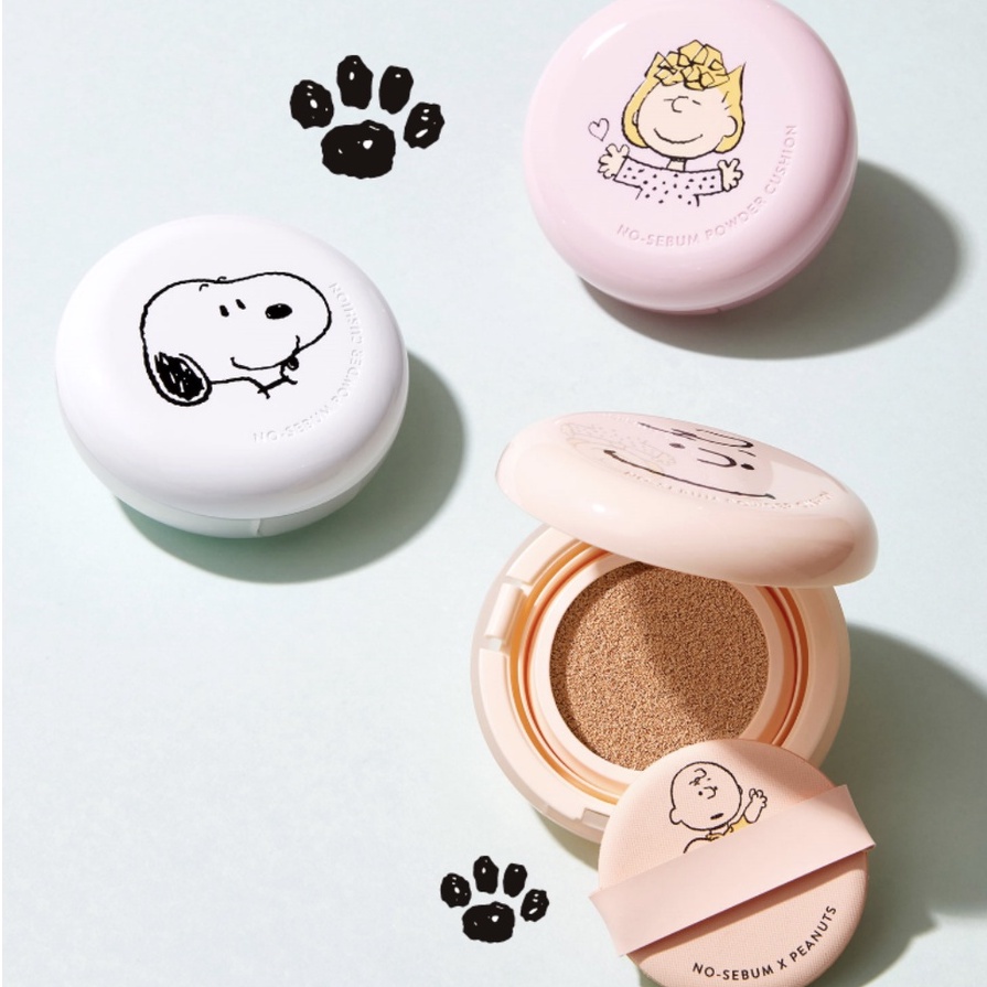 Phấn nước INNISFREE x PEANUTS No Sebum Powder Cushion