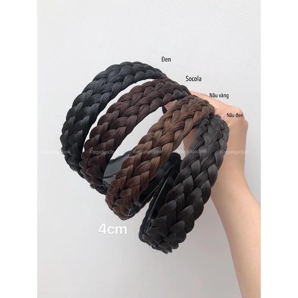 【HOT SALE】 cài bờm tóc giả tết rít bính to ao cấp