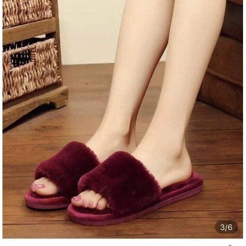 [HCM]Dép lông bông plush