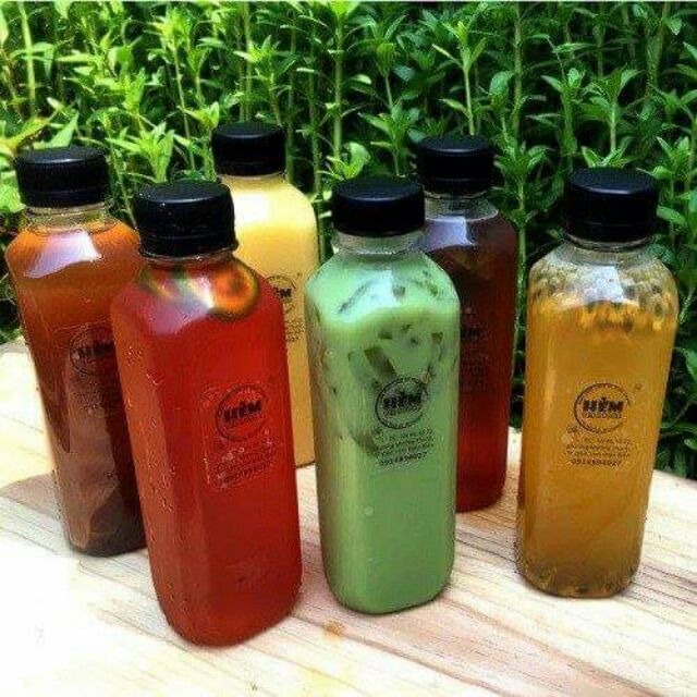 Compo 20 chai nhựa men 350ml đựng trà sữa