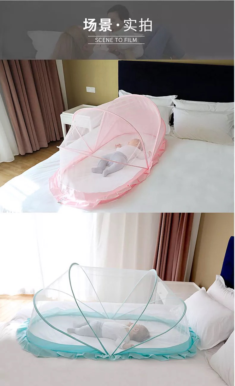 Mùng chụp chống muỗi cao cấp cho bé
