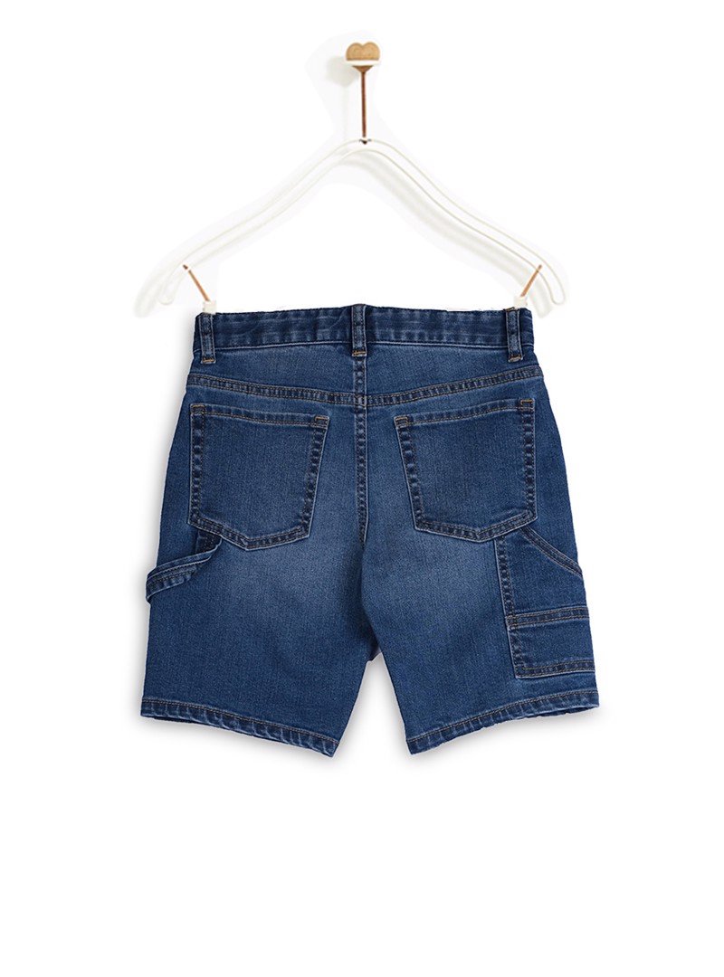 Quần Short jeans Bé Trai M.D.K Carpenter Denim Bermuda