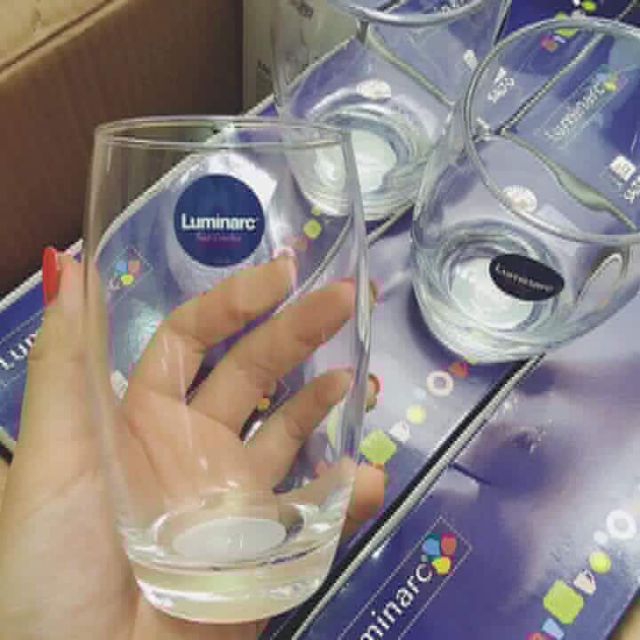 [HCM]Bộ 6 ly thủy tinh Luminarc cao cấp xịn sò