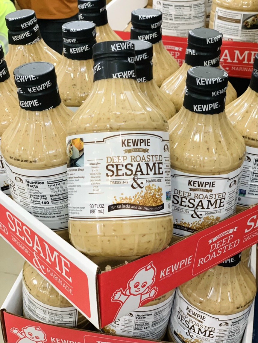 Sốt Mè Rang Kewpie Deep Roasted Sesame Dressing and Marinade 887ML [Date 05/2024]
