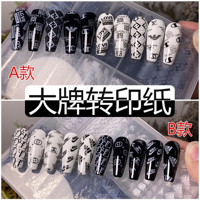 Foil dán móng hoạ tiết thương hiệu MOON NAIL