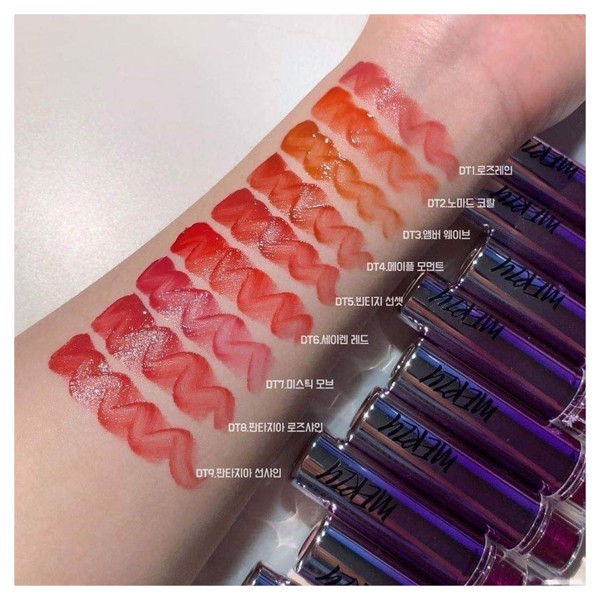 (Sẵn 9 màu) Son Tint Bóng Merzy Aurora Dewy Tint