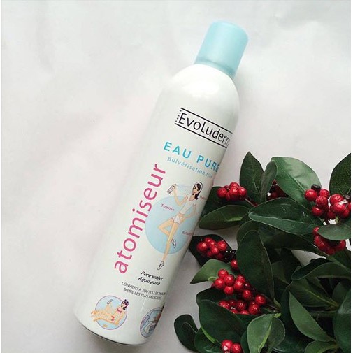Xịt khoáng Evoluderm Atomiseur Eau Pure Spray Mist 400ml