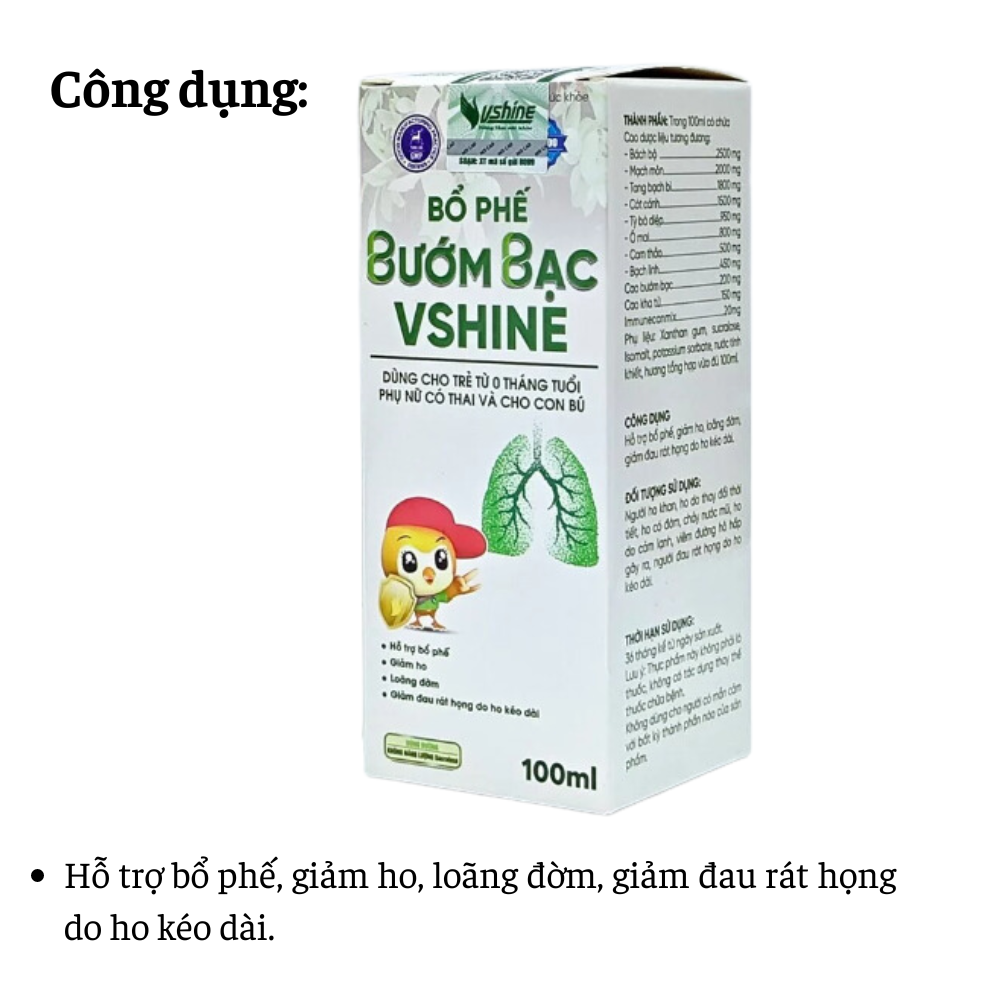 Bổ Phế Bướm Bạc VShine