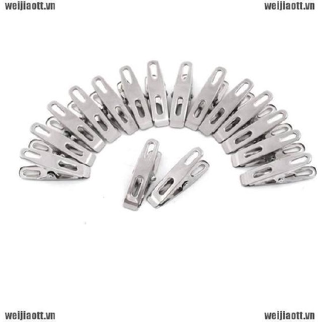 SET 16 KẸP QUẦN ÁO INOX CAO CẤP