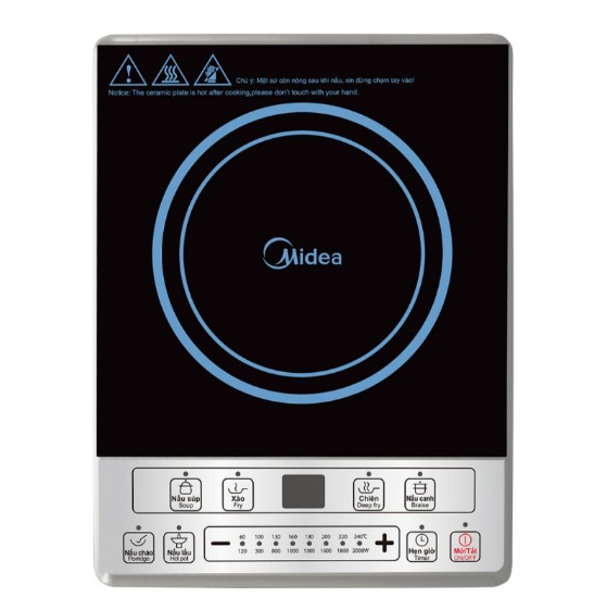 Bếp từ MIDEA MI-B2015DE 2000W ( tặng kèm nồi )
