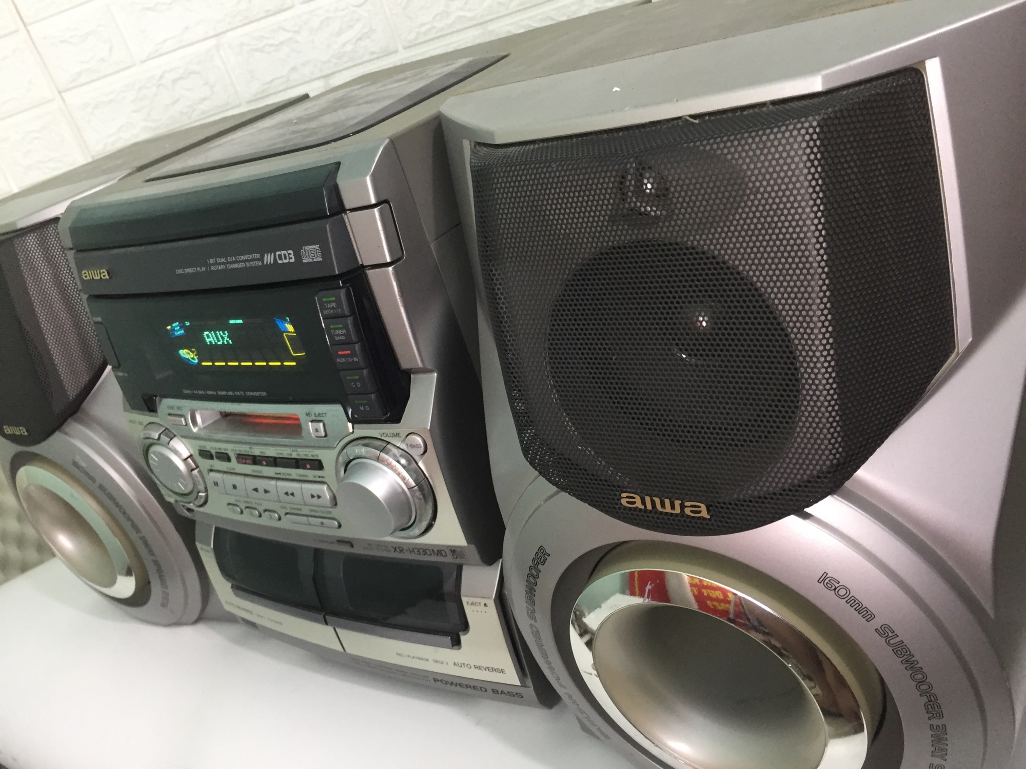 Dàn AiWa H330Md có cổng optical làm giải mã